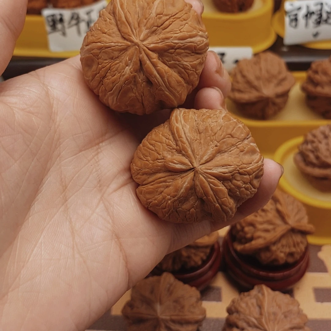 文玩核桃把件39全品平谷元宝独占鳌头