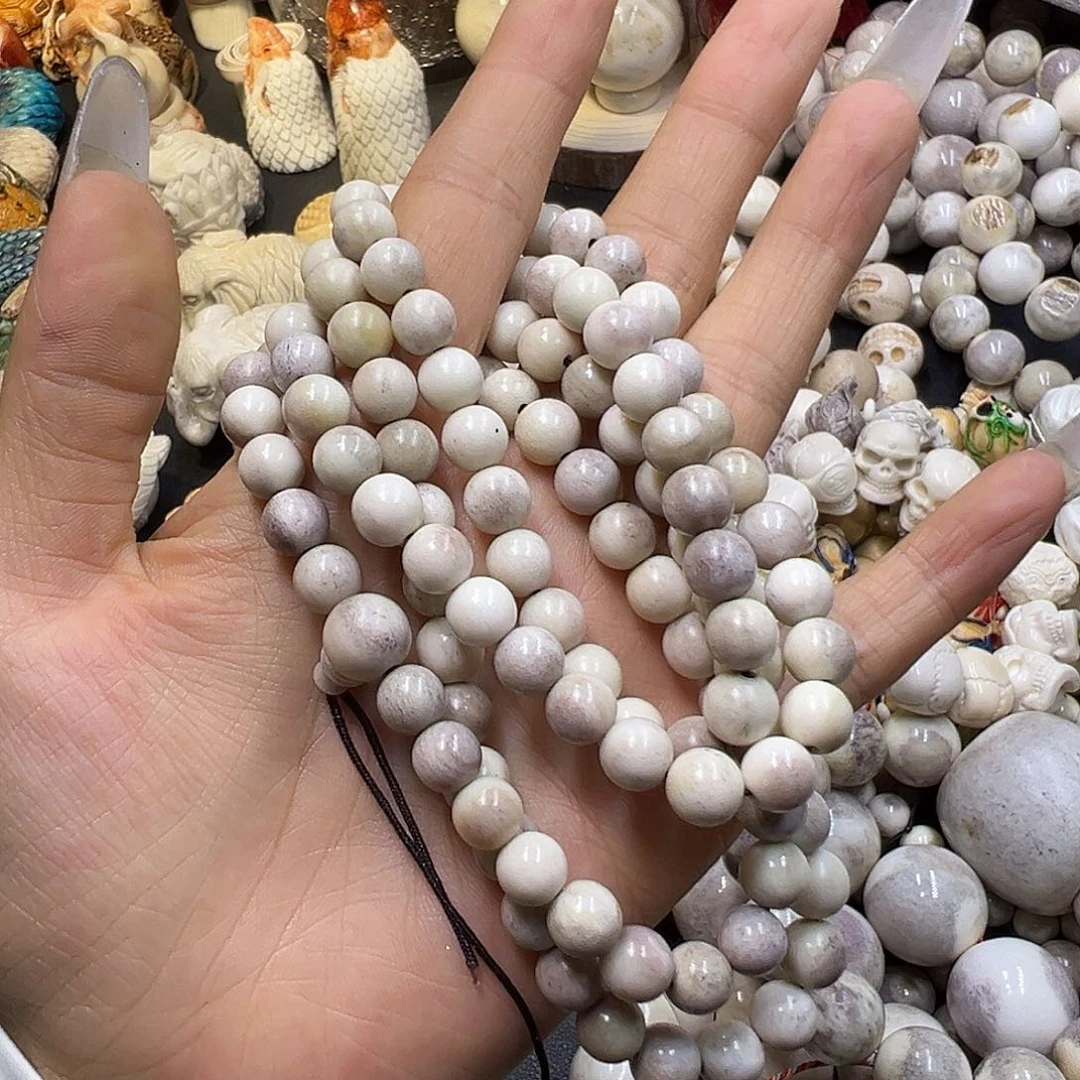 鹿骨手串/手链鹿角0.8尺寸114颗