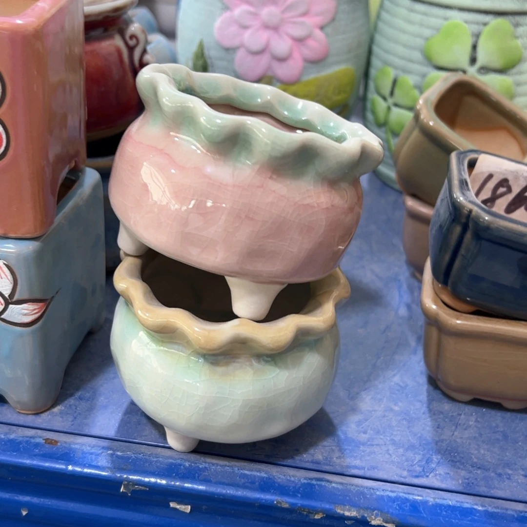 陶瓷多肉小花盆@@