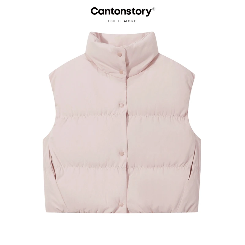 羊城故事 【现现】高级感保暖棉服马夹女冬百搭短背心外套Y41146804