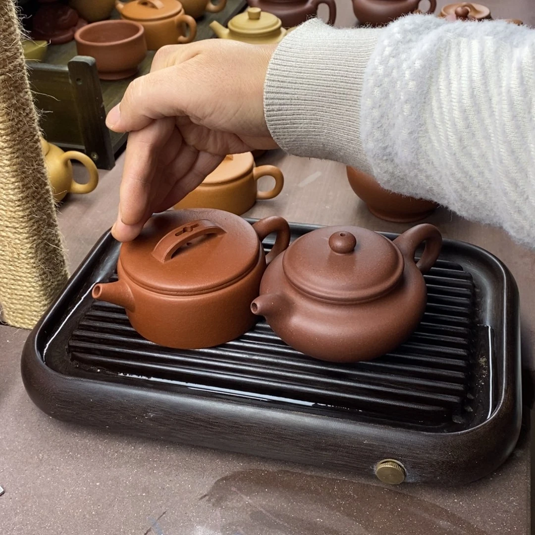 一***人茶壶紫砂紫砂仿古汉瓦