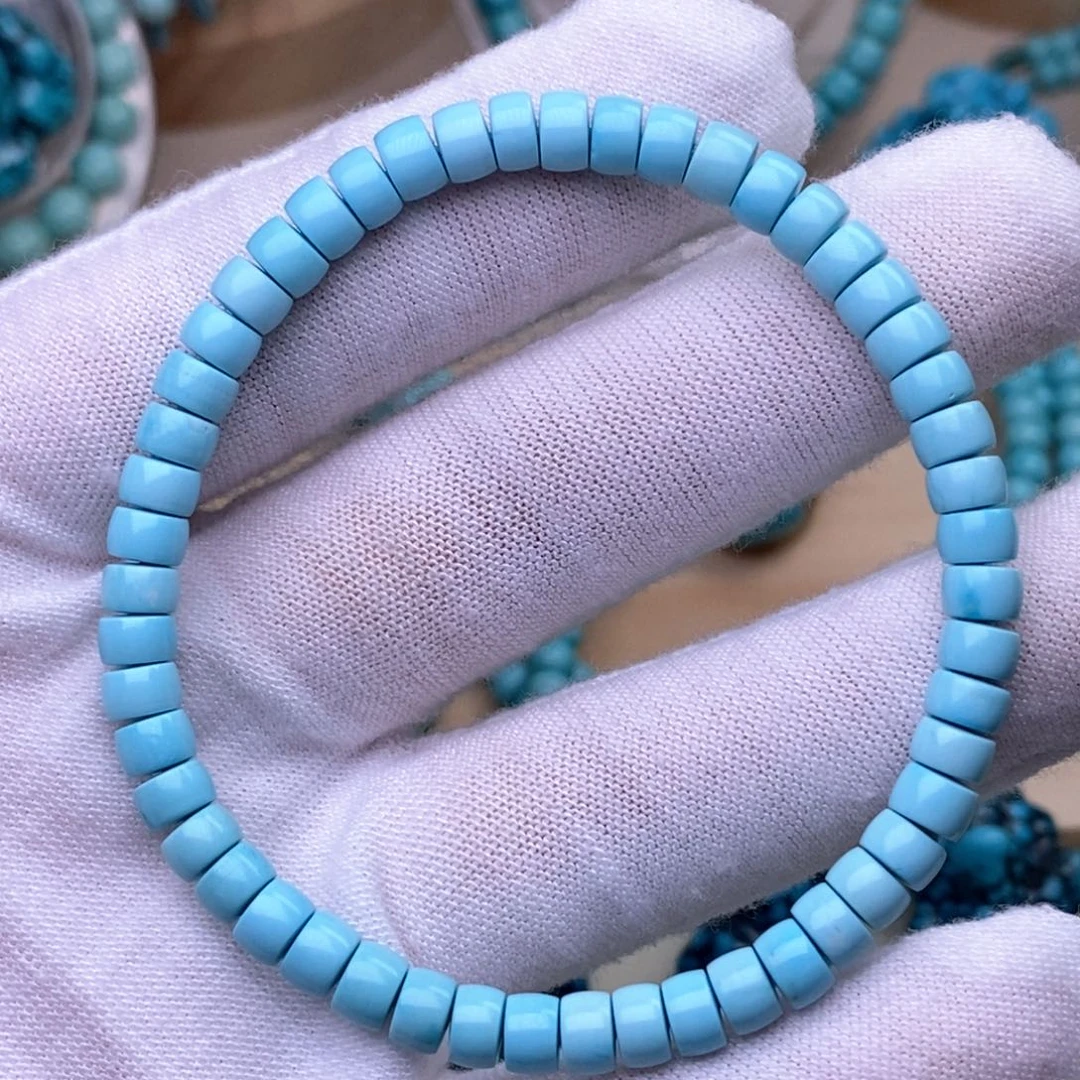 未镶嵌绿松石珠宝奇石5.3mm