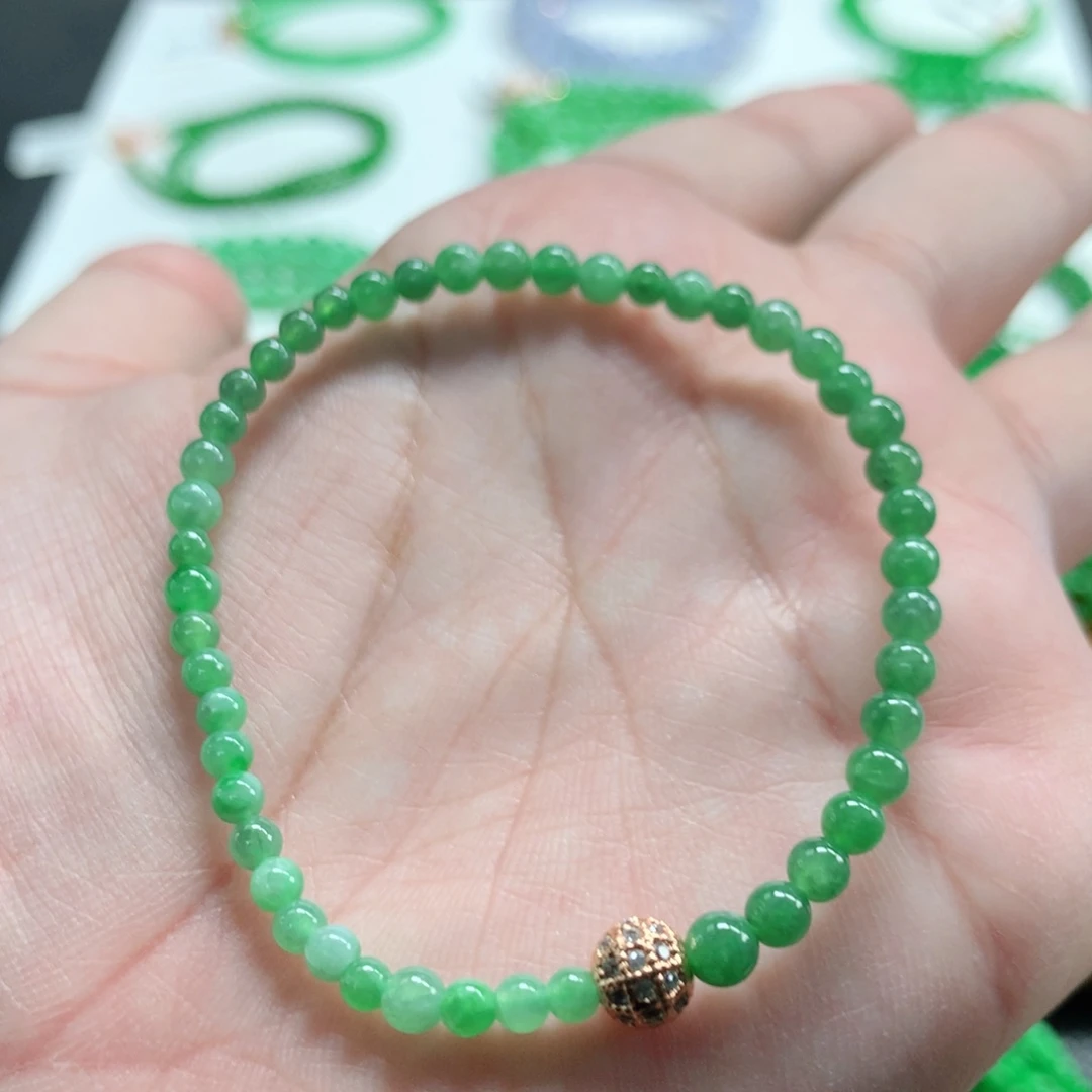 翡翠未镶嵌手链翡翠