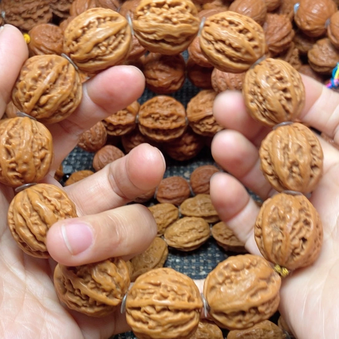 桃核手串八棱手串