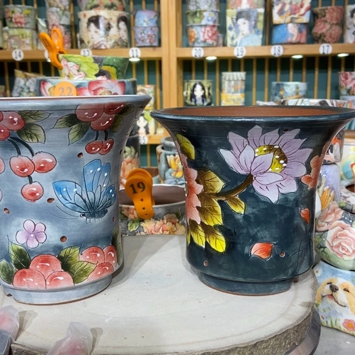 红陶景德镇艺术手绘作品