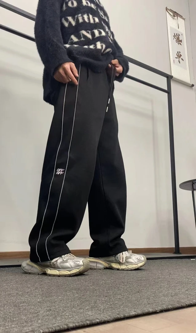 儿童青年亲子运动裤春秋男女童潮酷休闲裤百搭弯刀街舞韩版