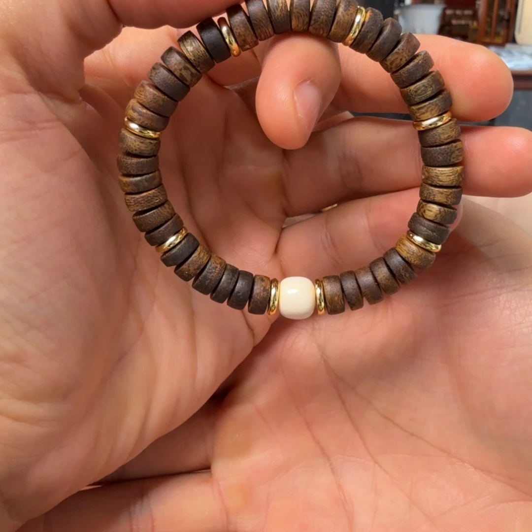手串沉香高等级直切 diy 猛犸