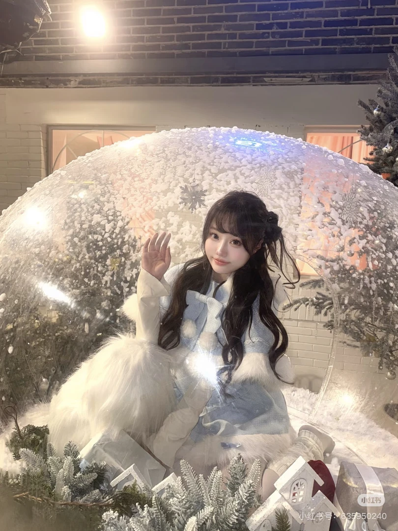 玉桂Go 冬季氛围感甜美时尚套装连衣裙斗篷大码半身裙7689诺