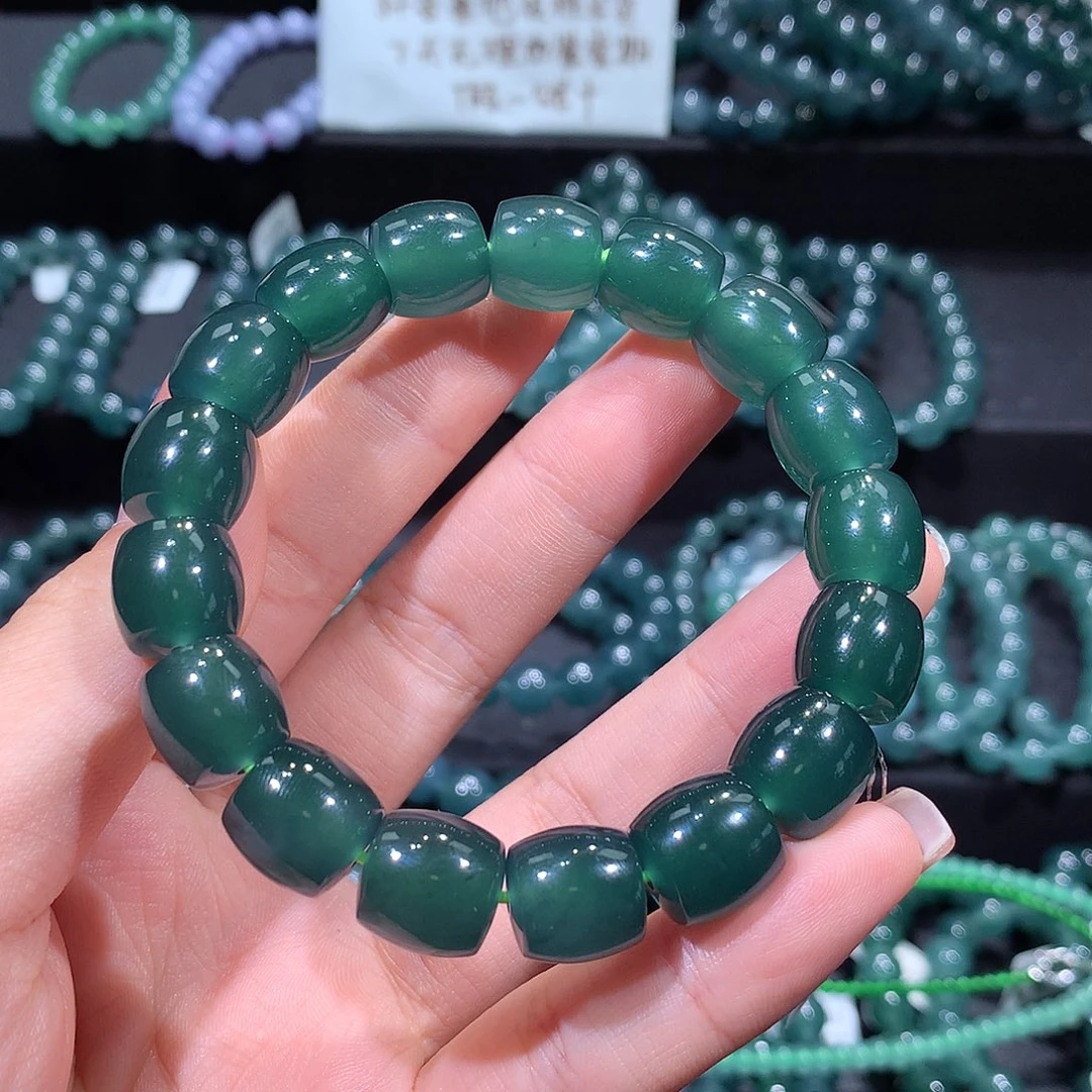 未镶嵌手链翡翠西**瓶天然a货翡翠手串