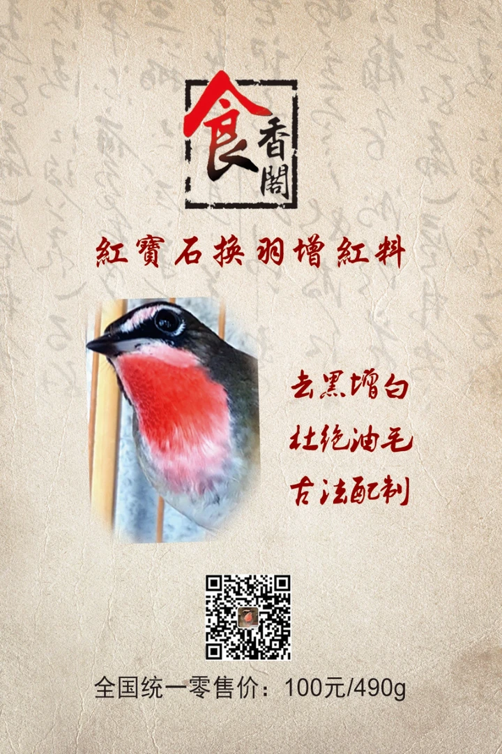 食香阁红宝石换羽增红饲料