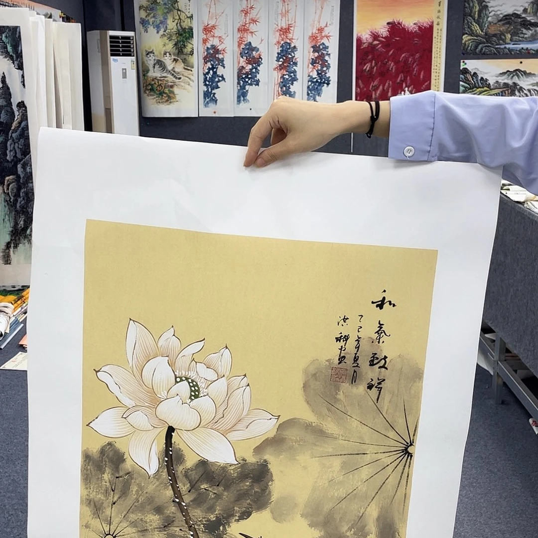 国画作品小姐姐放漏…