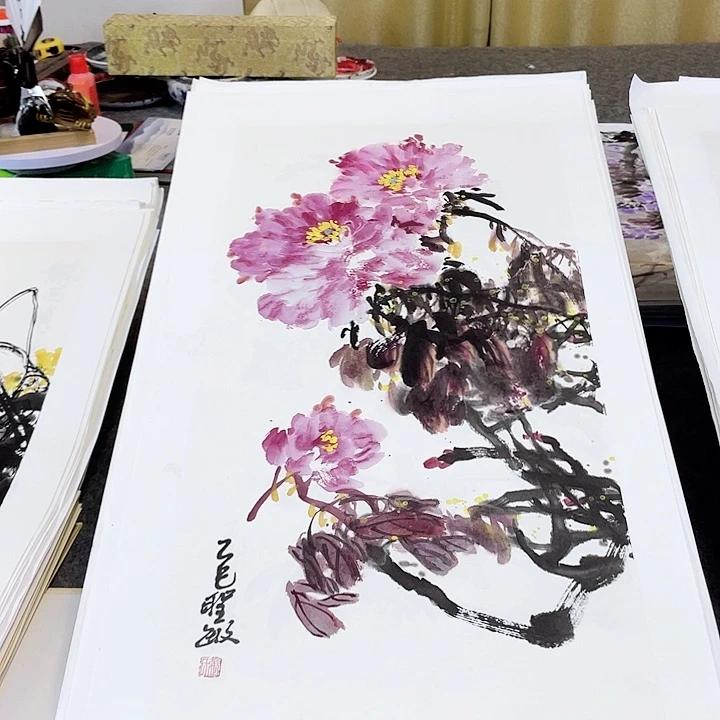 国画张圣敏先生纯手绘作品