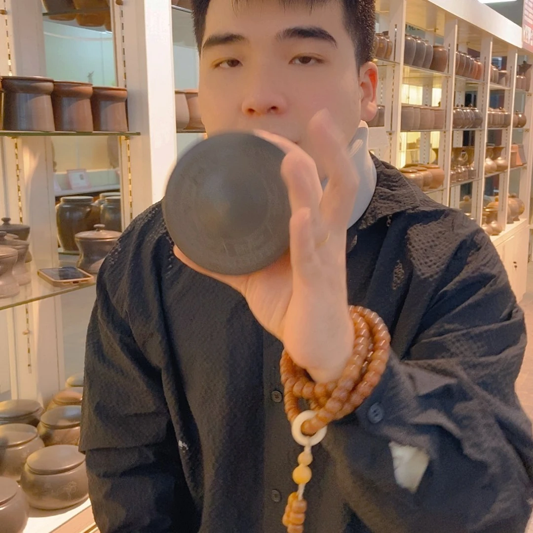 原矿泥坭兴陶茶叶罐二两