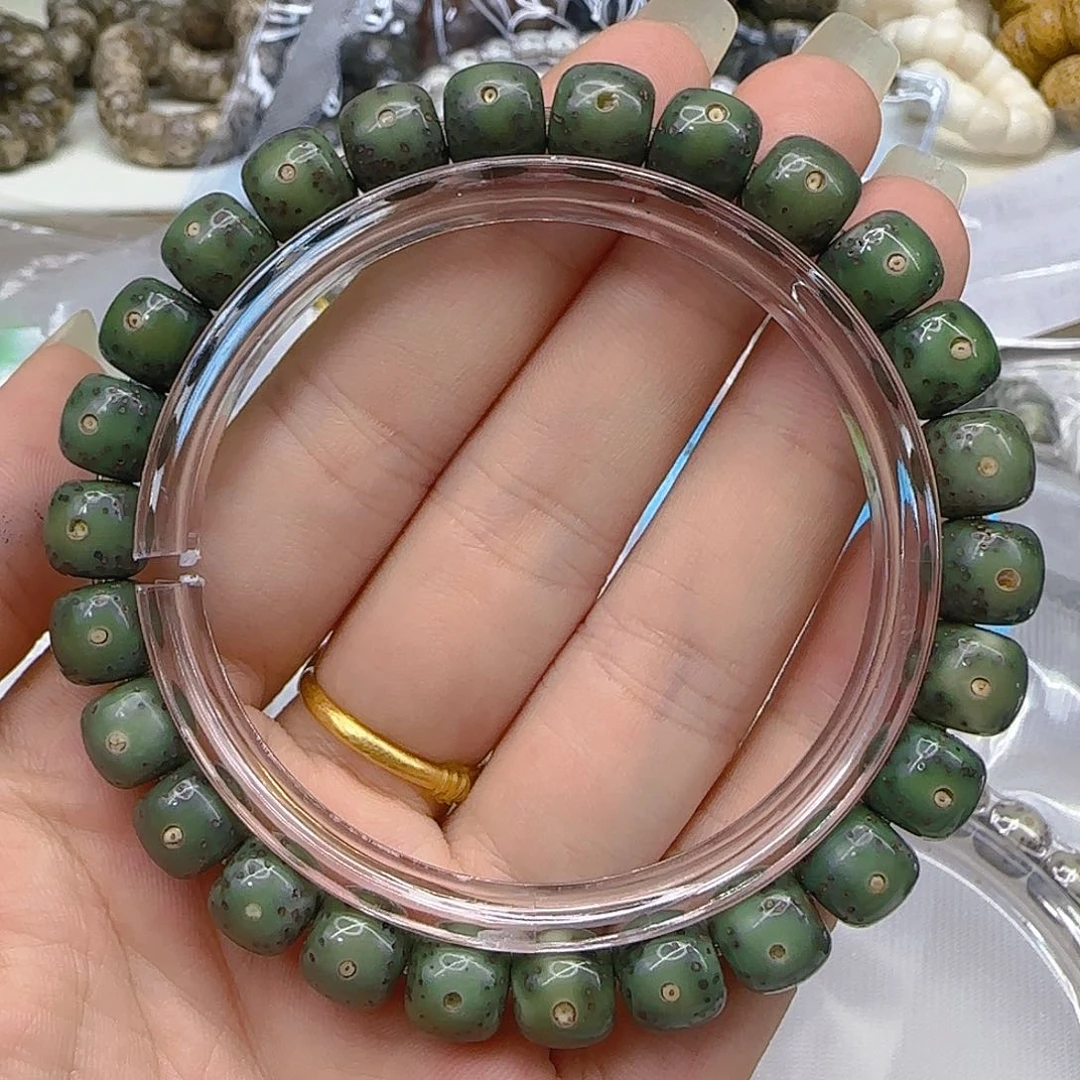 星月菩提手串125高端绿星月菩提98桶单圈