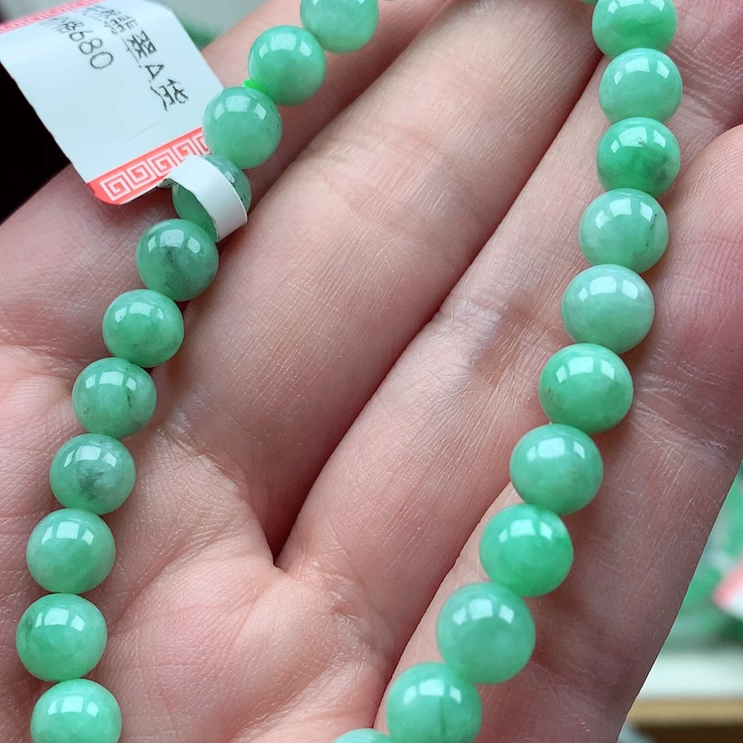 翡翠未镶嵌毛衣链