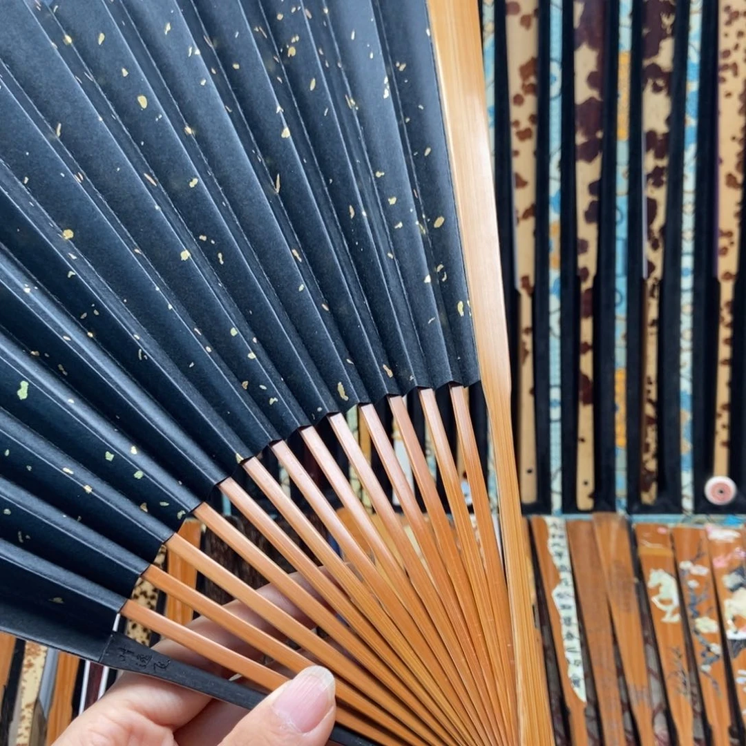 扇子双合玉竹福利款玉兰头