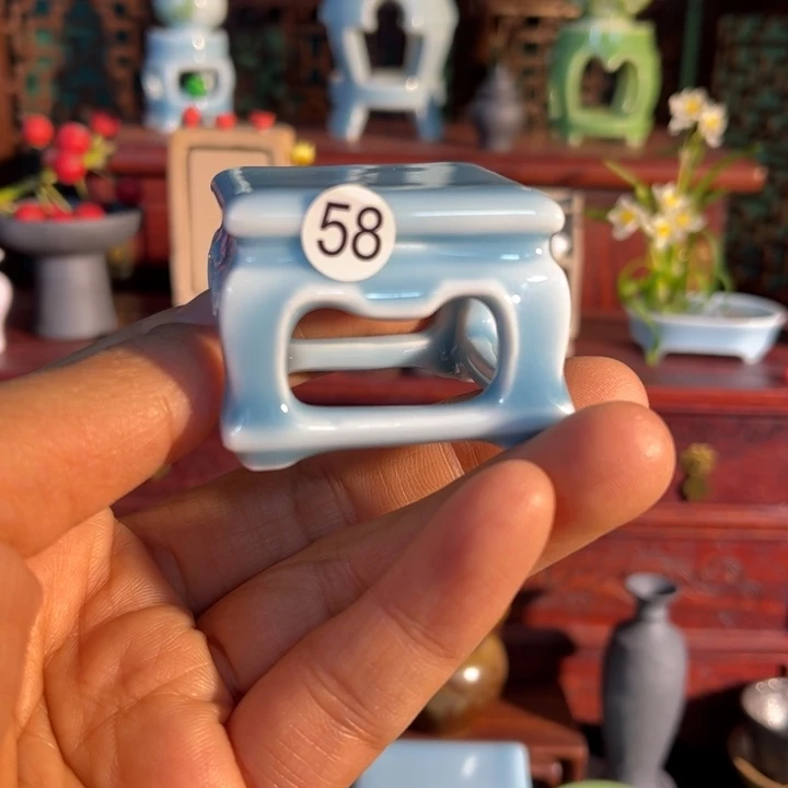 摆件微陶老王迷你花瓶