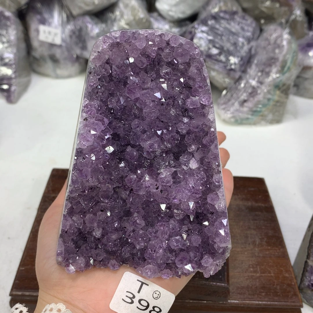 紫晶摆件未镶嵌水晶