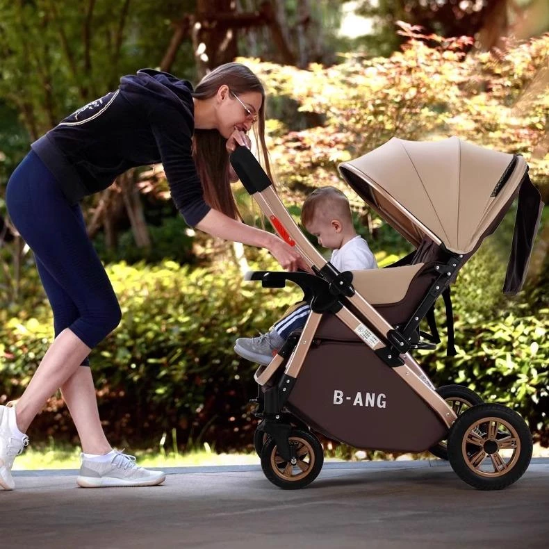 婴儿车可坐可躺双向推行四轮避震511专用