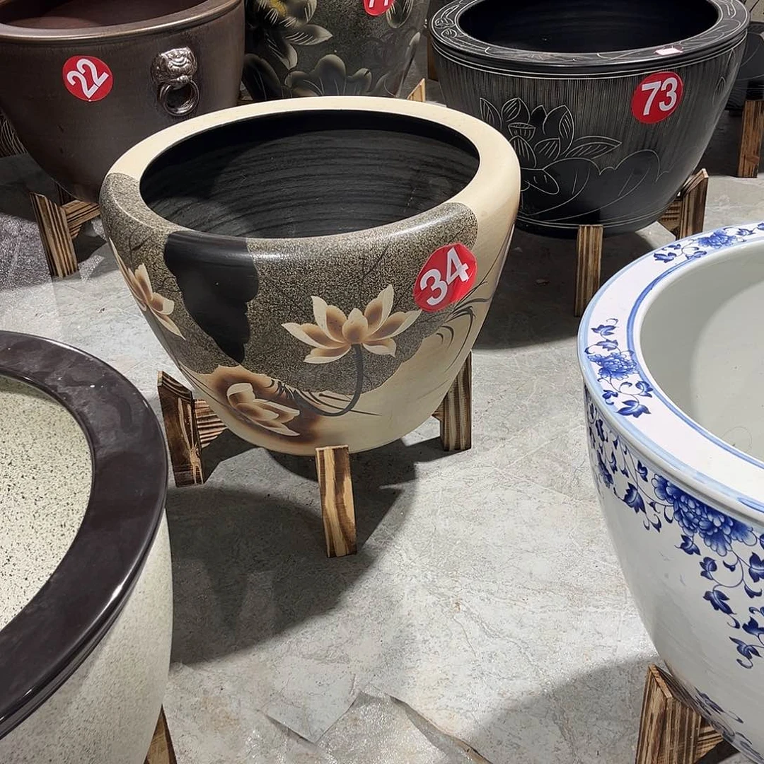 景德镇陶瓷鱼缸艺术