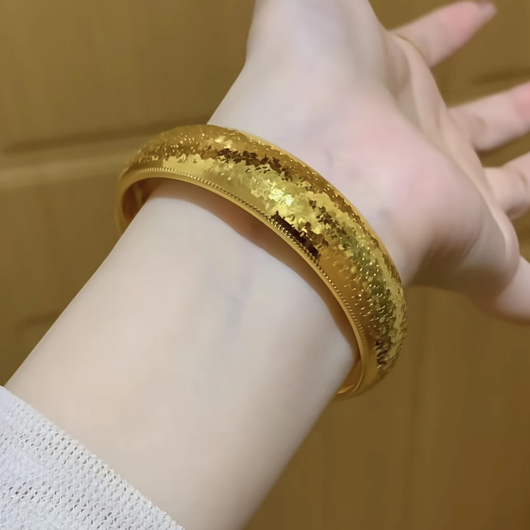 5- SZ【秀秀专享】足金999 小灯泡碎冰冰手镯II