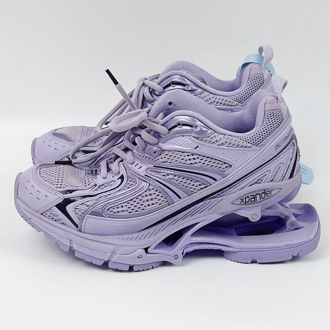99新 Balenciaga/巴黎世家 36码 紫色弹簧鞋 99新 lm3144
