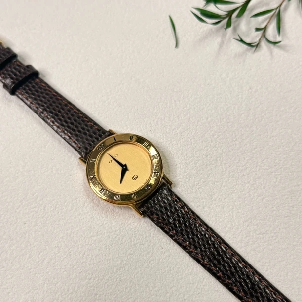 90新 GUCCI/古驰 【六六中古】孤品复古手表cp1560手围18以内表盘26