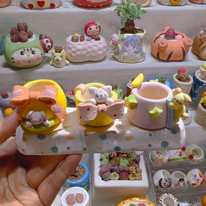 085纯手工制作重工盆盆48一只