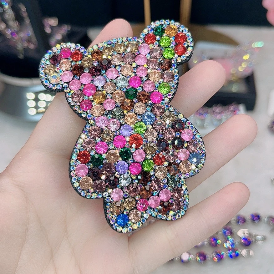 019彩色小熊拜拜夹