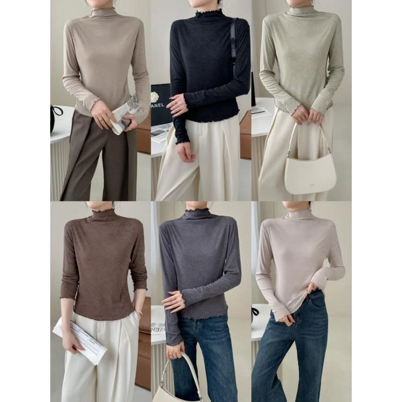 8008莱赛尔上衣  休闲时尚百搭 多金女装直播间