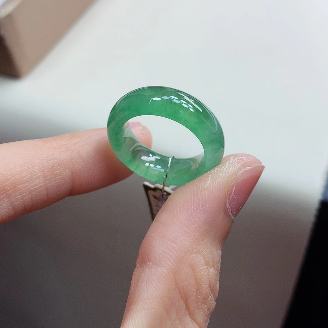 未镶嵌戒指翡翠10-11号