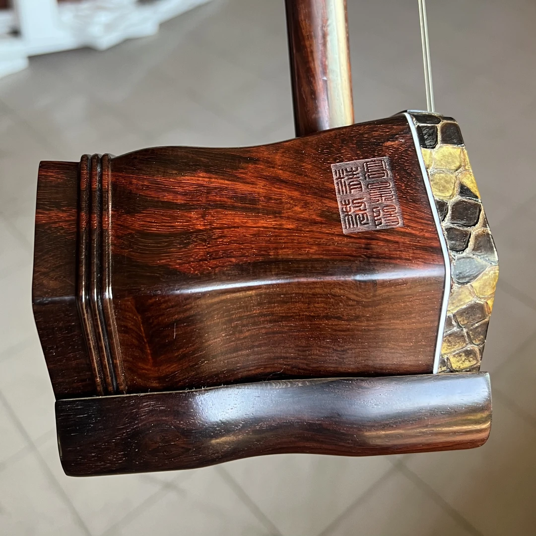 （收藏明清旧料老红木二胡