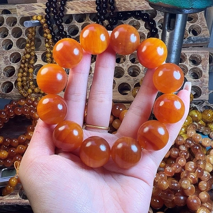 松木（琥珀木）手串/手链前***锦