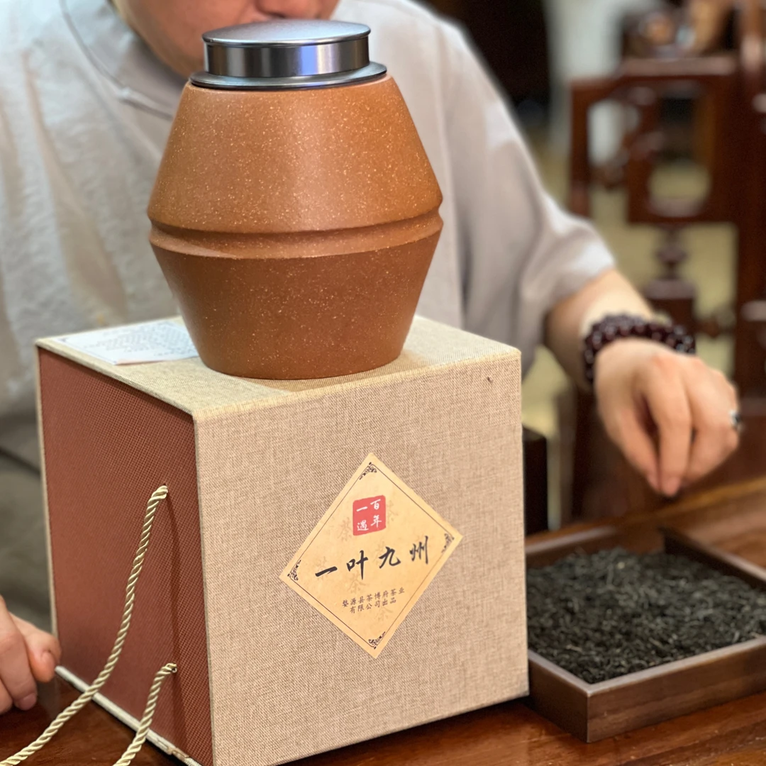 茶博府茶业古树茶【一叶九州】大秘制黑国非遗技能师方老匠心作