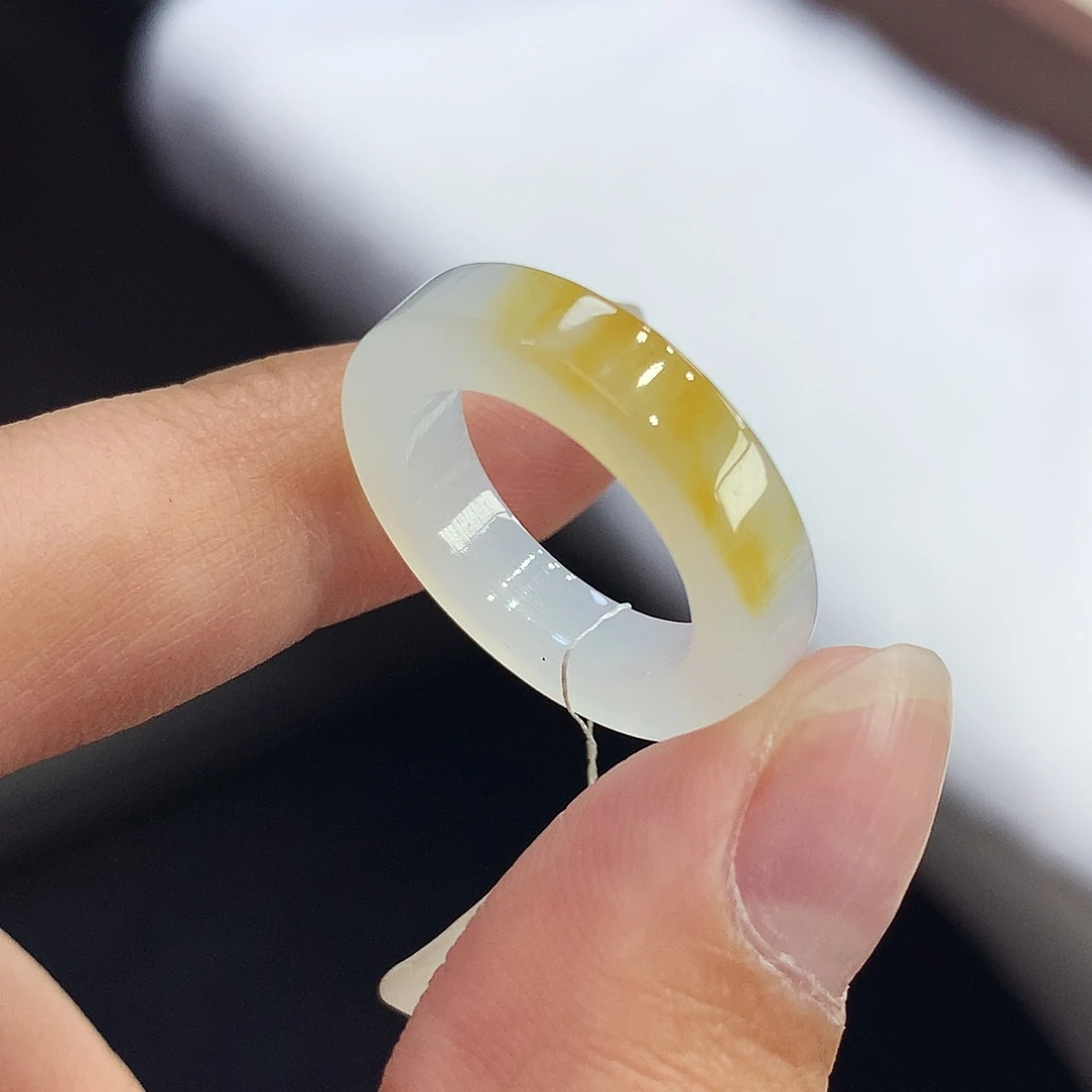 翡翠未镶嵌戒指10号