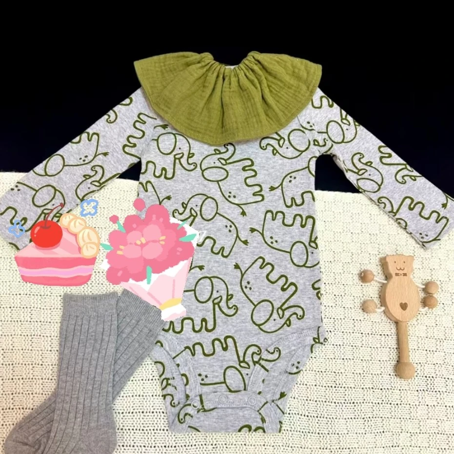 好好看的婴童纯棉无骨包屁衣