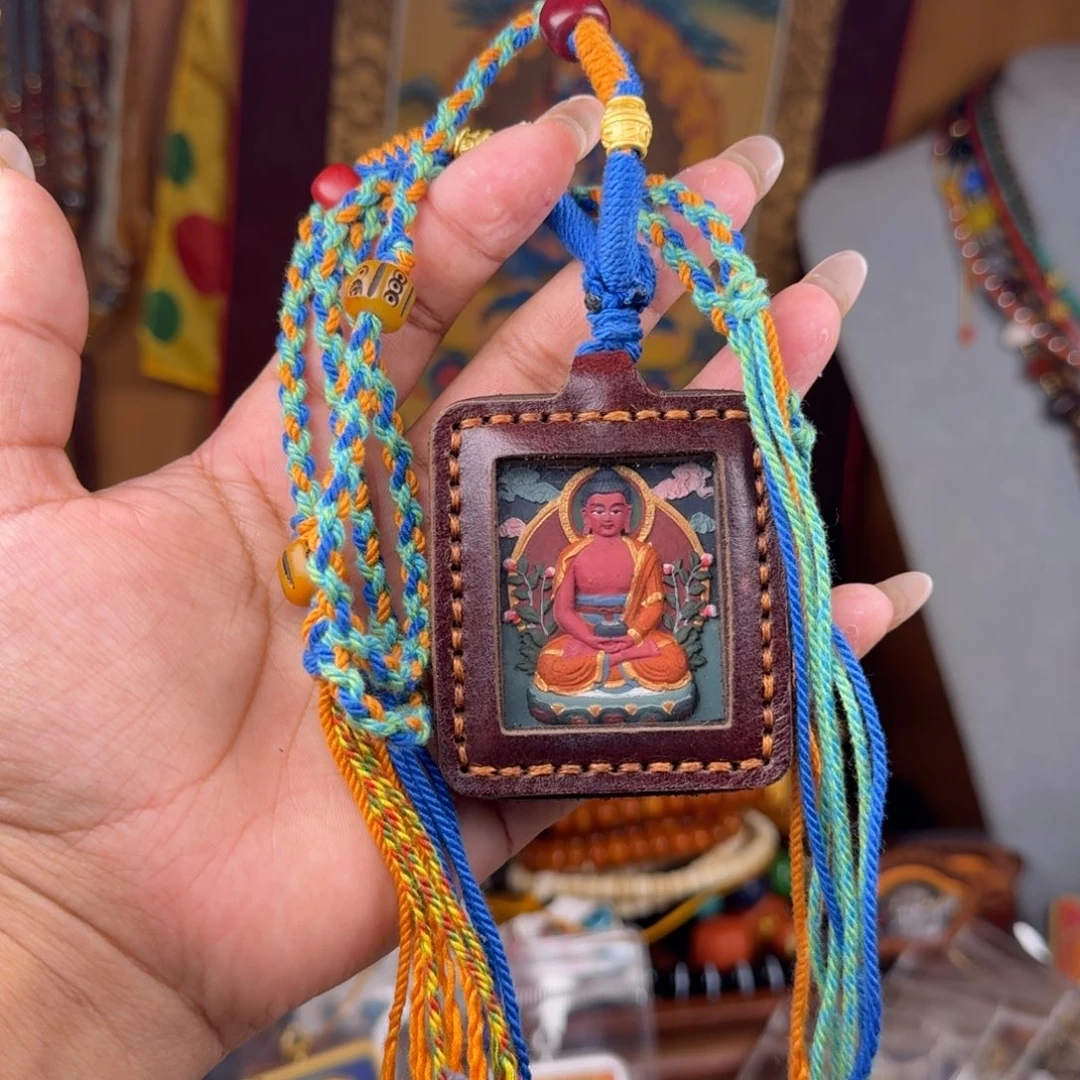 泥塑S****里藏式风格彩绘泥塑擦擦