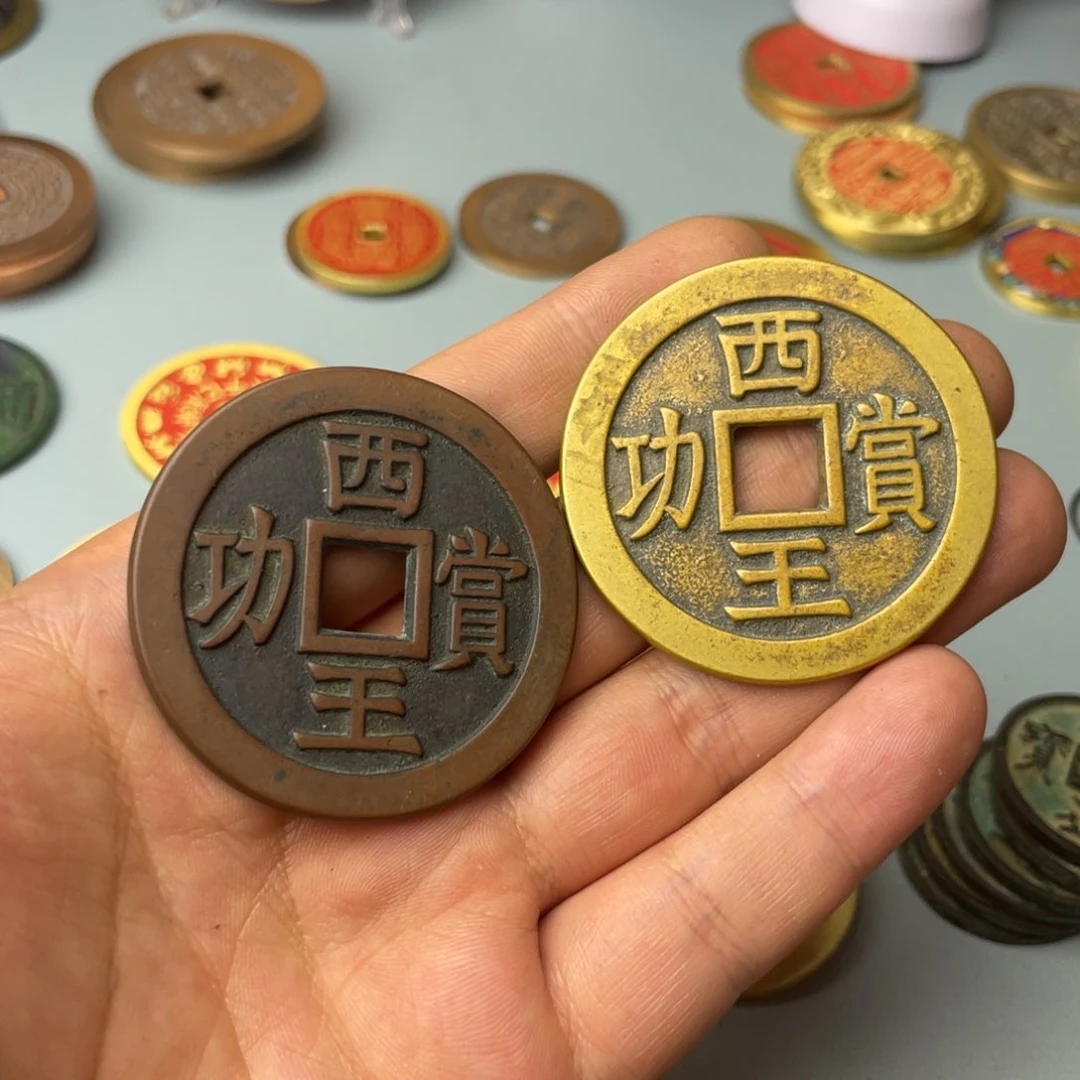 铜畅**情现代仿制工艺文创铜币