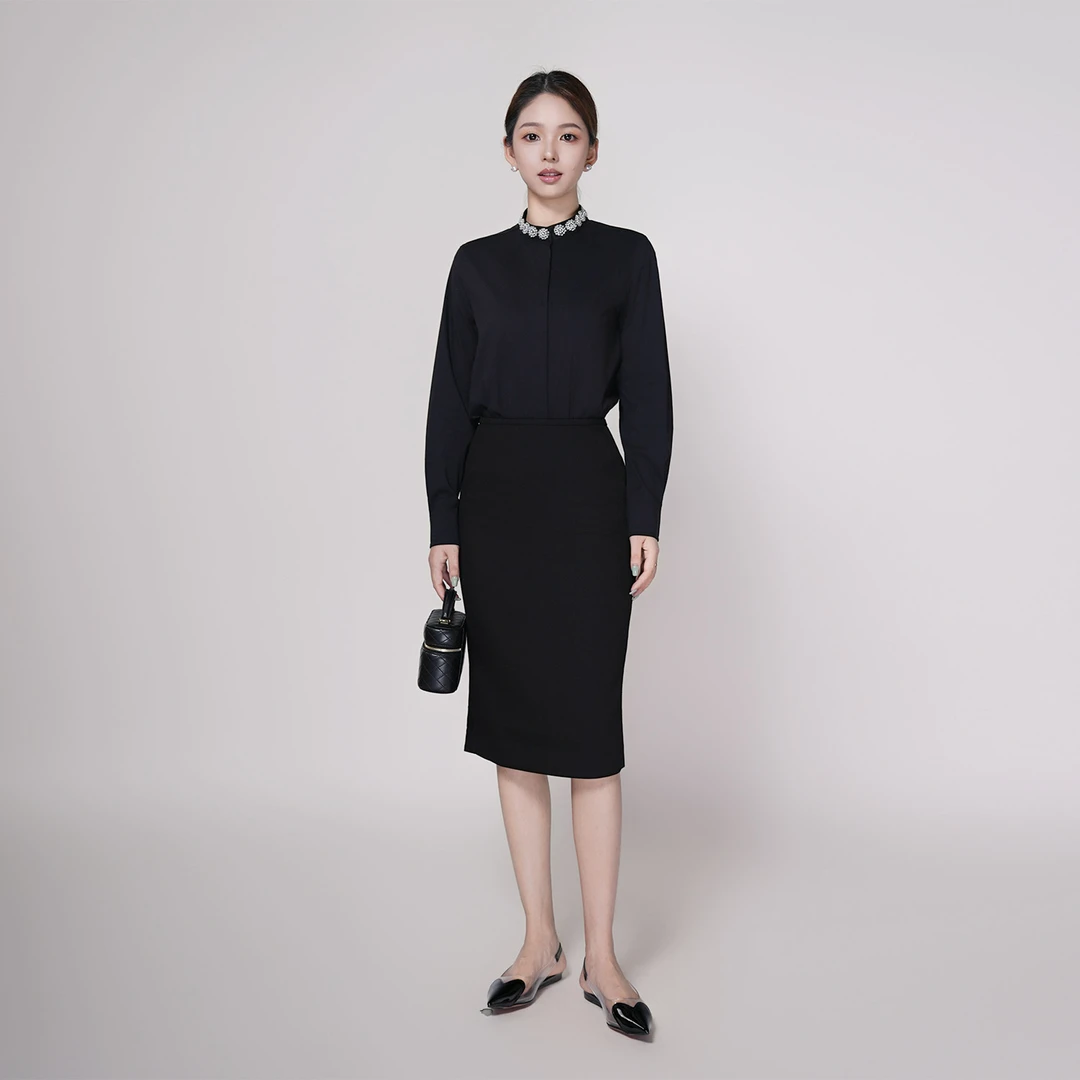 CsyX2-2025S/S 早秋新款”广岛之恋“时尚半身裙CZ5CS031