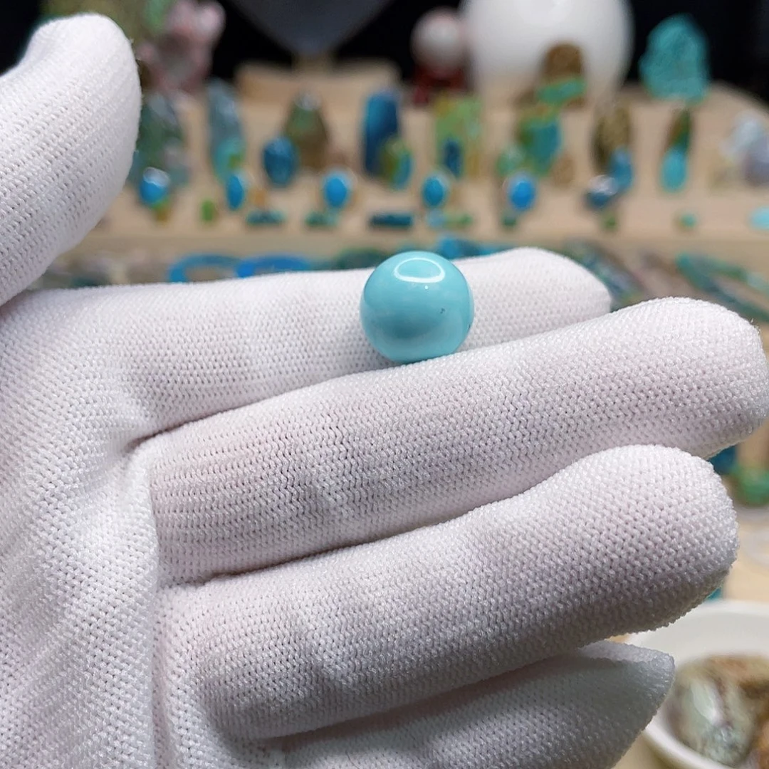 绿松石银S925镶嵌颈饰