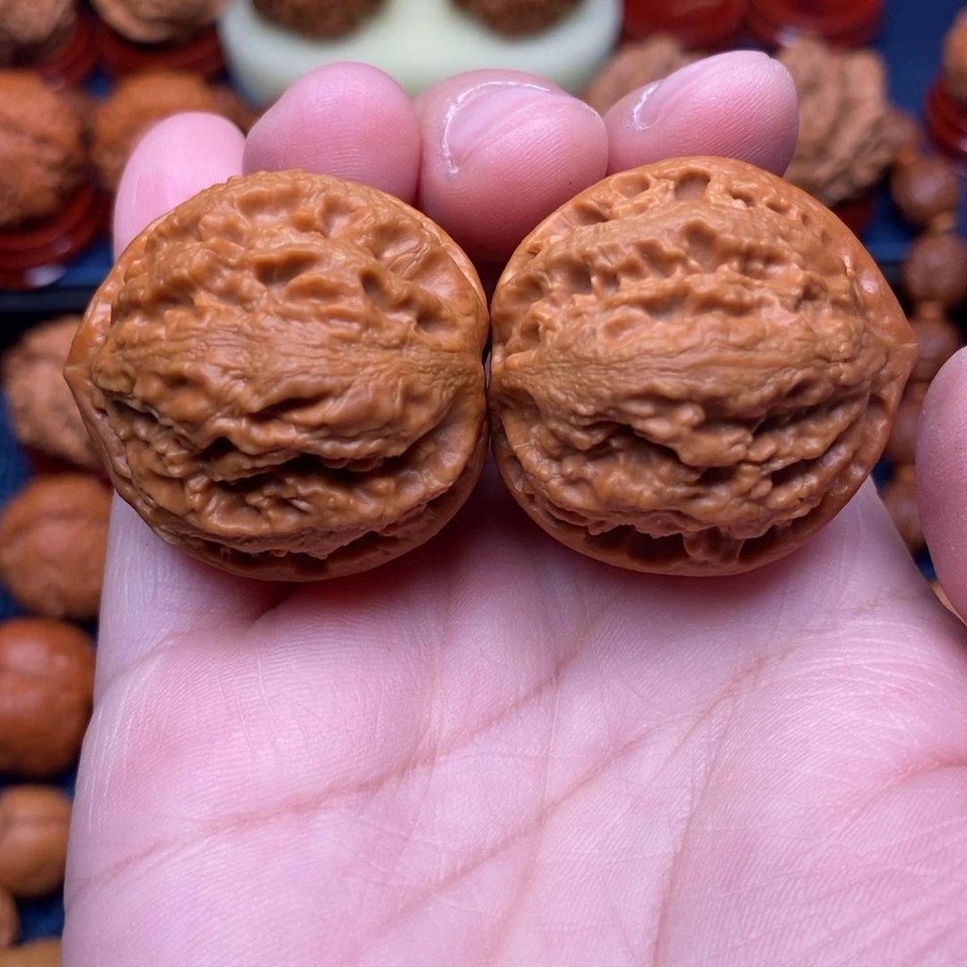 文玩核桃把件手捻至尊粗筋