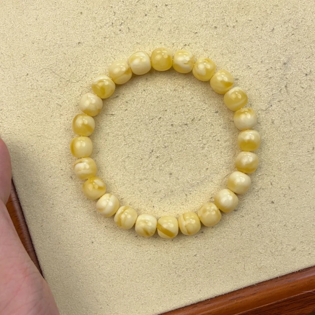 未镶嵌蜜蜡手串蜜蜡手串9.5mm*9mm