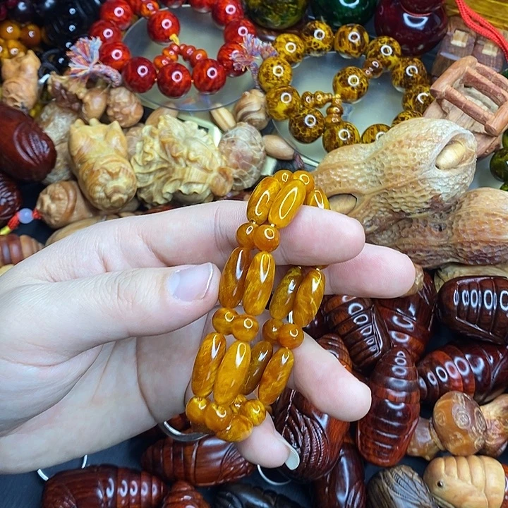 琥珀木琥珀木文玩手串