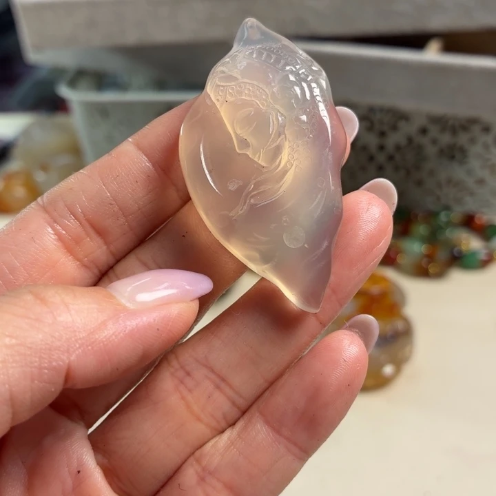 玛瑙/玉髓未镶嵌吊坠(不含链)