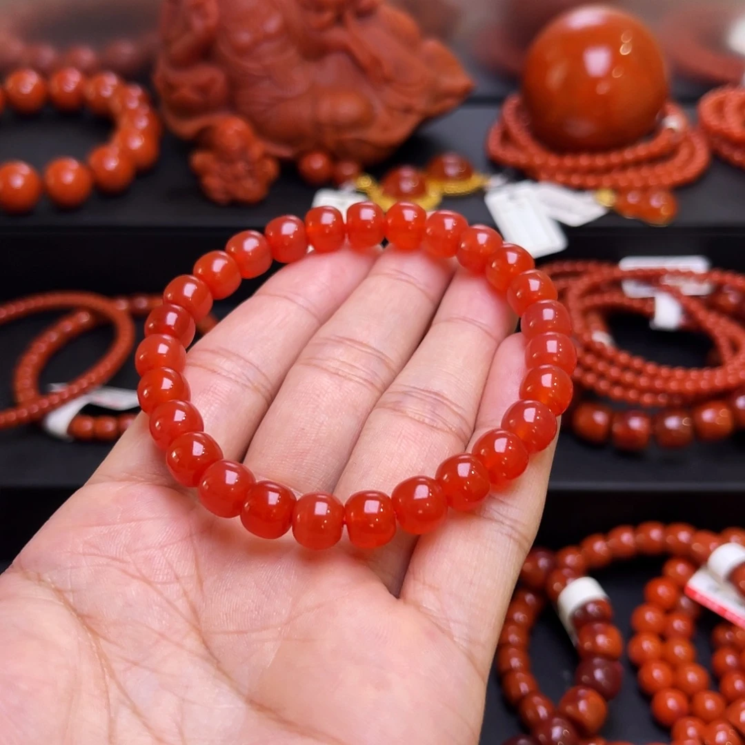 梦***间南红玛瑙未镶嵌南红手串