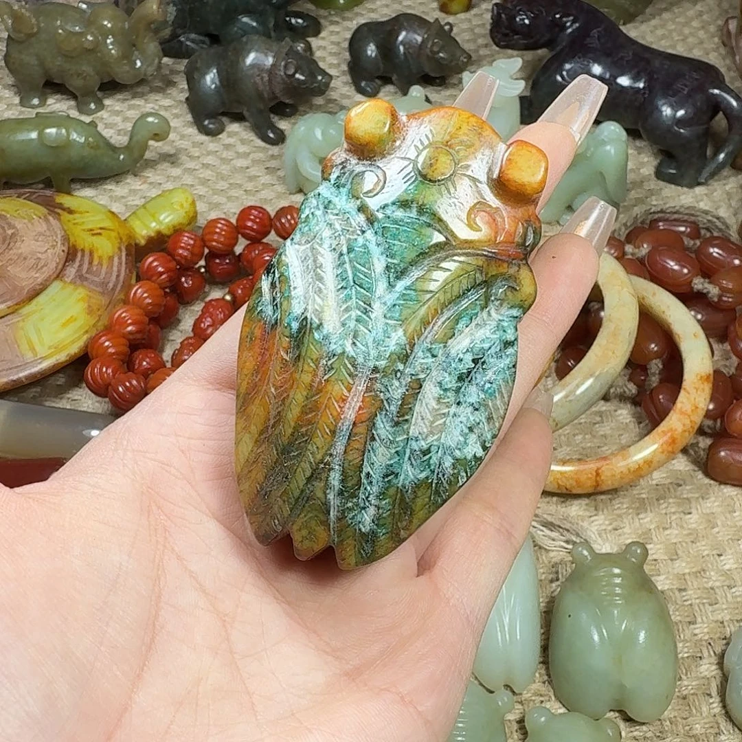 白玉菩提吊坠挂件