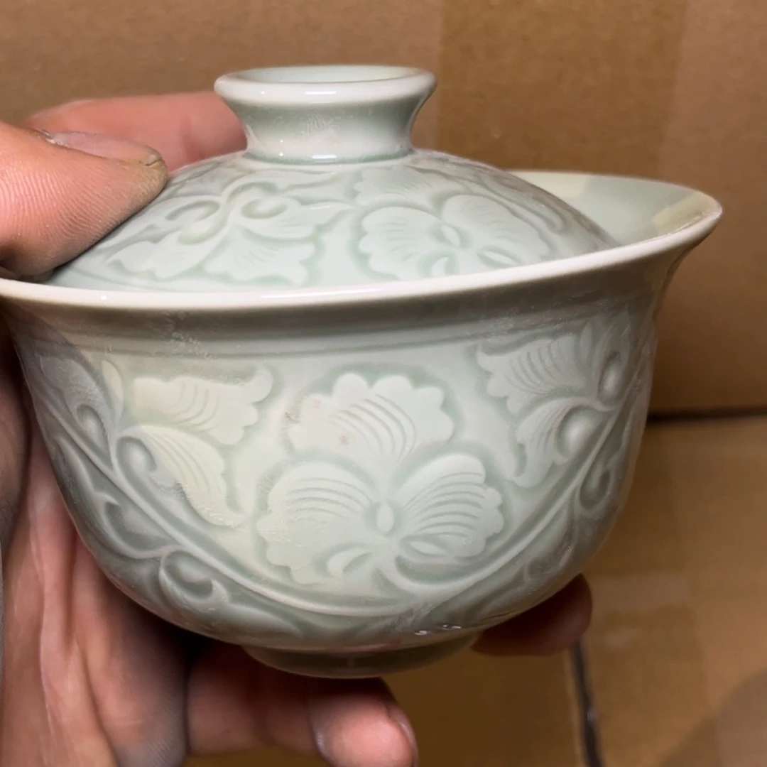 瓷瑕疵老货盖碗 2 才