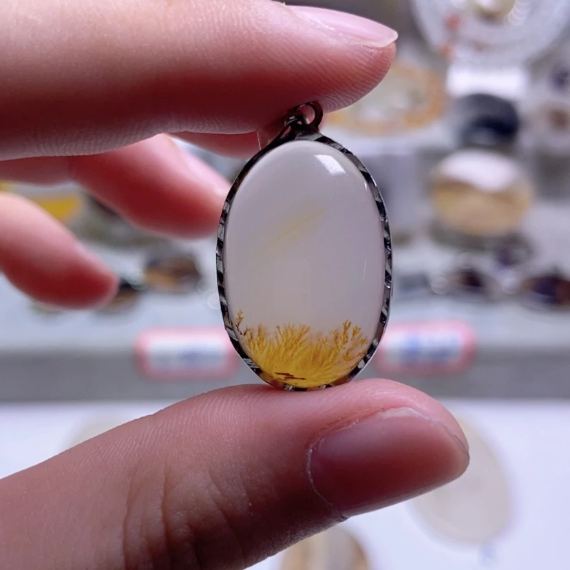【闪购商品】玛瑙/玉髓颈饰合金方***?