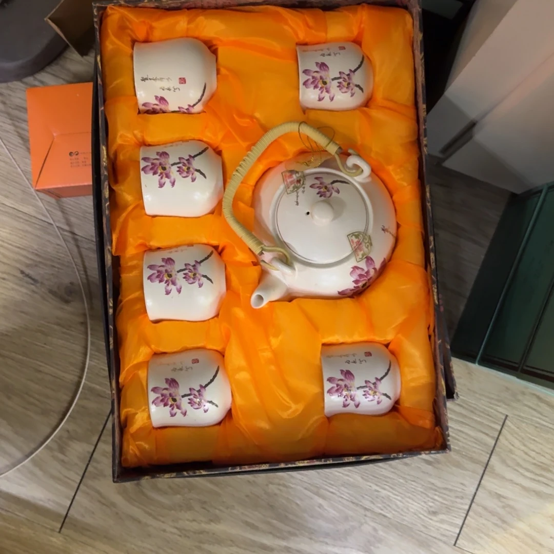 花之君子古道壶7入