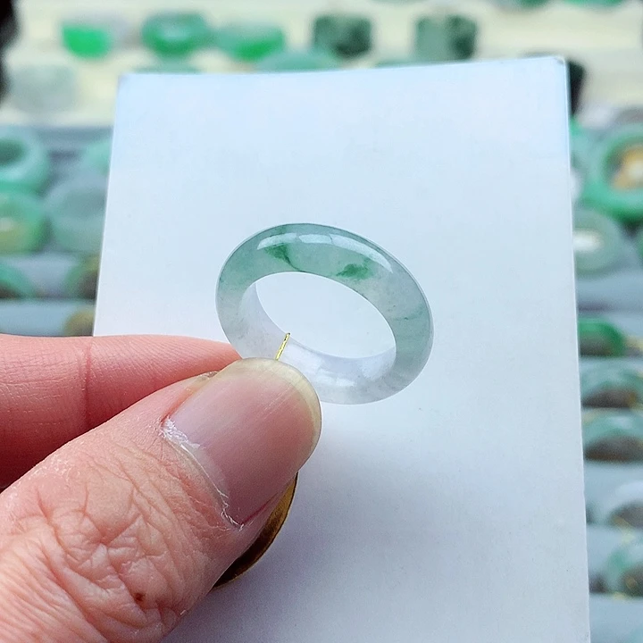 翡翠戒指未镶嵌15号圈